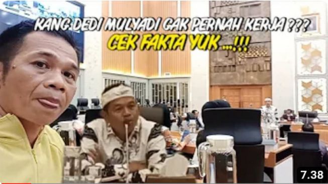 CEK FAKTA: Kang Dedi Dicibir Netizen Disebut Sibuk Ngonten, Bukan Kerja di DPR Benarkah?