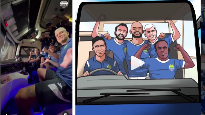 Usai Video Dugaan Rasis Dibalas Klarifikasi, Kini Persib Balas Konten PSS Sleman, Luis Milla dan Ciro Alves : Vamoooosss