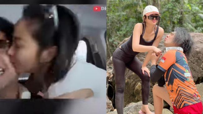 Disebut Jijik? Denise Chariesta Umbar Konten Cium JK di Sosmed, Diserbu Gara-gara Vlognya Begini