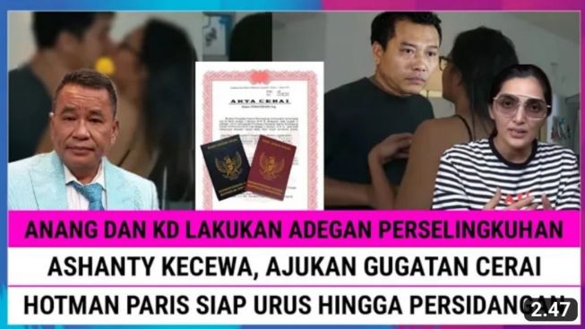 CEK FAKTA: Benarkah Ashanty Kecewa dan Ajukan Gugatan Cerai ke Anang Hermansyah, Hotman Paris Turun Tangan?