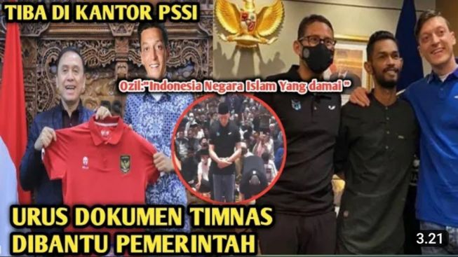 CEK FAKTA: Sudah Tiba di Kantor PSSI, Pemerintah Bantu Urus Naturalisasi Mesut Ozil?