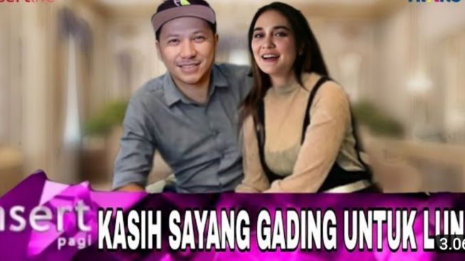 CEK FAKTA: Momen Haru, Gading Marten Janji Bahagiakan Luna Maya Sebagai Kekasihnya?