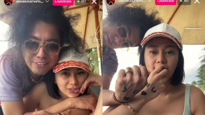 Senggol Dong! Bikin Tato Kembaran Bareng JK, Denise Chariesta Ngebet Selamanya Ingin Bersama Sang Kekasih