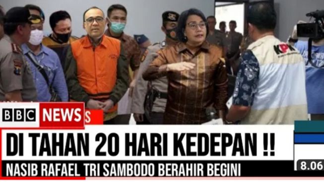 Cek Fakta: Rafael Alun Trisambodo Ditahan KPK Buntut Mario Dandy Aniaya David