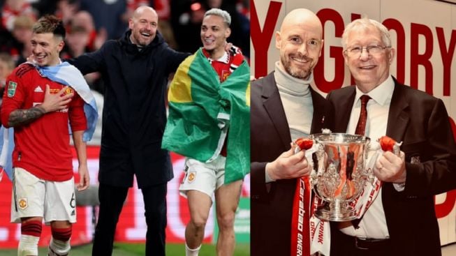 Erik Ten Hag Berjoged saat Manchester United Juara Piala Carabao, Roy Keane Menyuruhnya Mengundurkan Diri