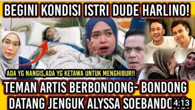 CEK FAKTA: Ria Ricis dan Zaskia Sungkar Nangis Jenguk Alyssa Soebandono, Raffi Ahmad-Ruben Onsu Hibur Istri Dude Harlino, Benarkah?