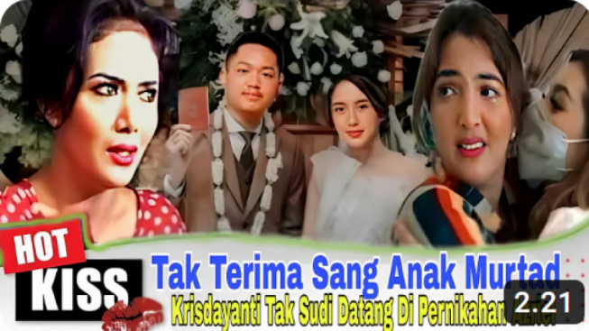 Cek Fakta: Azriel Hermansyah Murtad, Krisdayanti Tak Sudi Hadiri Pernikahan Sang Anak dengan Sarah Menzel, Benarkah?