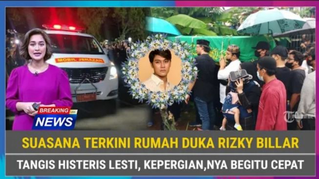 CEK FAKTA: Innalillahi! Suasana Terkini Rumah Duka Rizky Billar, Lesti Kejora Tak Kuasa Menahan Tangis