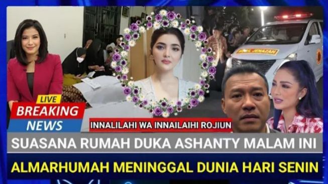 CEK FAKTA: Innalillahi, Tangis Anang Hermansyah dan Krisdayanti Pecah, Saat Jenazah Tiba di Rumah Duka Ashanty?