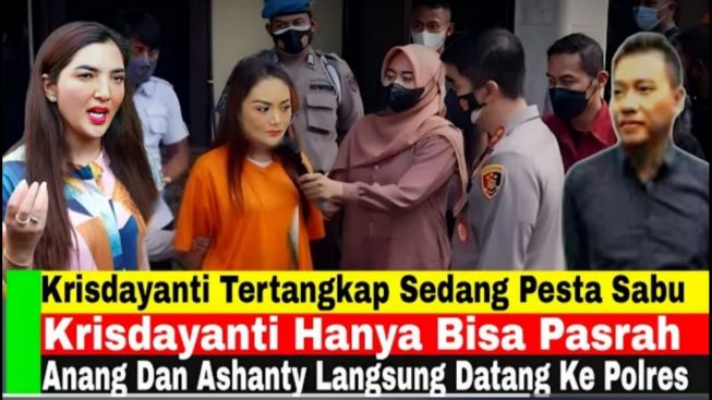 CEK FAKTA: Hari Ini, Krisdayanti Ditangkap Polisi Sedang Pesta Sabu, Anang dan Ashanty Datang ke Polres?