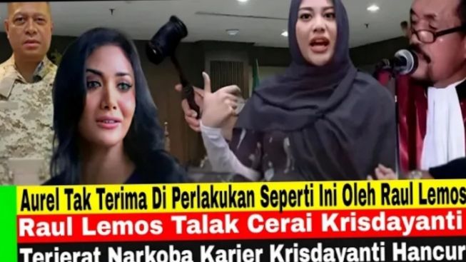 Cek Fakta: Krisdayanti Digugat Cerai Raul Lemos Saat Terjerat Narkoba, Aurel Tak Terima Diperlakukan Seperti Ini?