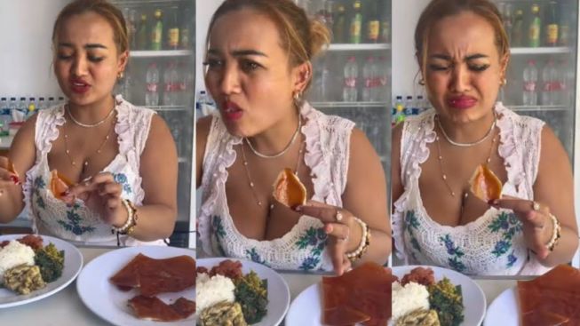 Makan Daging Babi Sambil Mengucap 'Bismillah', TikToker Lina Mukherjee Dilaporkan ke Polisi