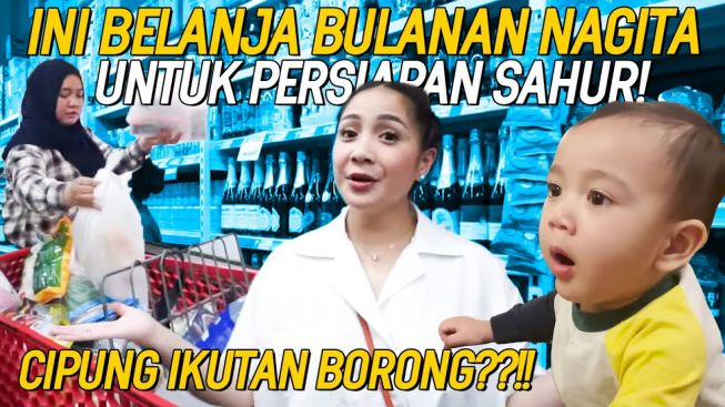 Belanja Keperluan Puasa, Nagita Slavina Borong Habis-habisan Sampai Supermarket  Kosong?