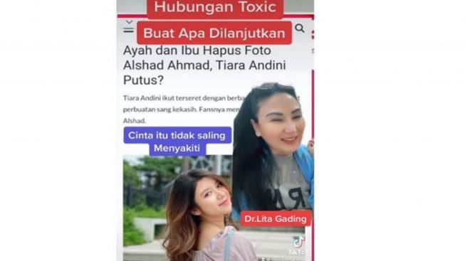 Psikolog Lita Gading Bicara Soal Hubungan Toxic, Dukung Alshad Ahmad dan Tiara Andini Putus?