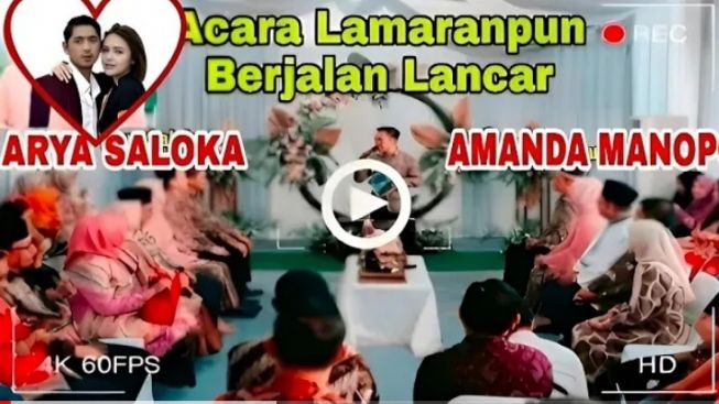 Cek Fakta: Mimpi Arya Saloka Menikahi Amanda Manopo Segera Terwujud, Acara Lamaran Sudah Berlangsung