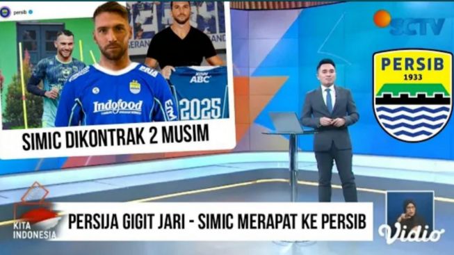 Cek Fakta: Persija Gigit Jari, Marko Simic Merapat ke Persib Bandung, Dikontrak 2 Musim?