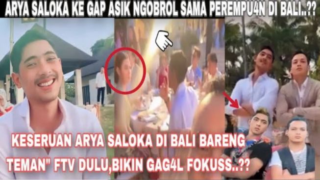 Cek Fakta: Bikin Gagal Fokus! Arya Saloka Ketahuan Asik Ngobrol Sama Perempuan di Bali, Benarkah Amanda Manopo?
