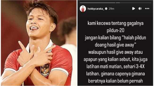 Hokky Caraka Kecewa Berat Indonesia Batal Jadi Host Piala Dunia U-20: Jangan Bilang 'Pildun Doang Hasil Give Away'
