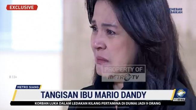 Nangis Kejer! Istri Rafael Alun Minta Maaf Ke Keluarga David Ozora Atas Kelakuan Mario Dandy