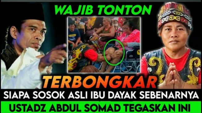 CEK FAKTA: Terbongkar! Sosok Ibu Ida Dayak Sebenarnya Dibongkar Ustadz Abdul Somad, Benarkah?