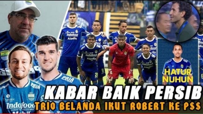 Cek Fakta: Kabar Persib Bandung Jelang Liga Selesai, Trio Belanda Ikut Robert Alberts ke PSS Sleman?