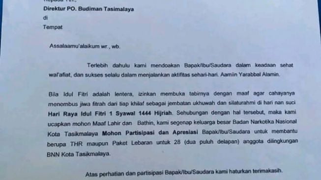 BNN Tasikmalaya Minta THR ke Perusahaan Otobus (PO) Budiman Viral, Begini Kata Tere Liye