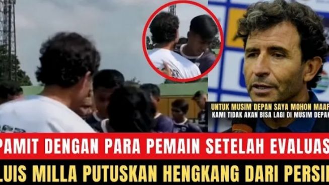 Cek Fakta: Keputusan Mengejutkan!! Tak Bisa Lanjut Lagi, Luis Milla Putuskan Hengkang dari Persib Bandung