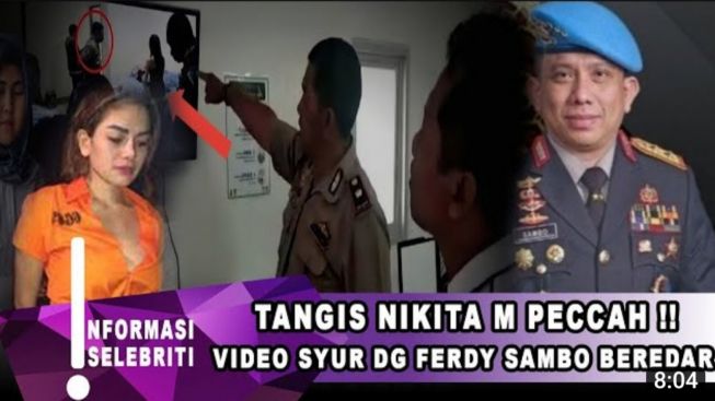 CEK FAKTA: Tangis Nikita Mirzani Pecah, Video Syur dengan Ferdy Sambo Tersebar