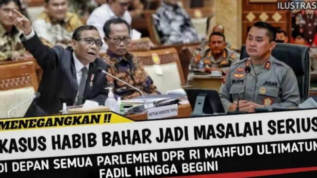 CEK FAKTA: Pasang Badan! Mahfud MD Ultimatum Fadil Gara-Gara Penembakan Habib Bahar Bin Smith