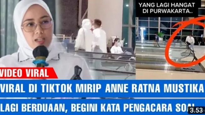 Viral Wanita Mirip Bupati Purwakarta, Anne Ratna Mustika Terlihat Berduaan Dengan Pria di Hotel