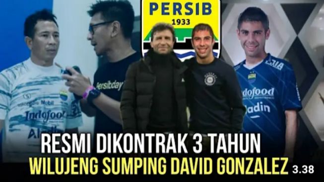 CEK FAKTA: Wilujeng Sumping David Gonzalez! Resmi Dikontrak Persib Bandung 3 Tahun?