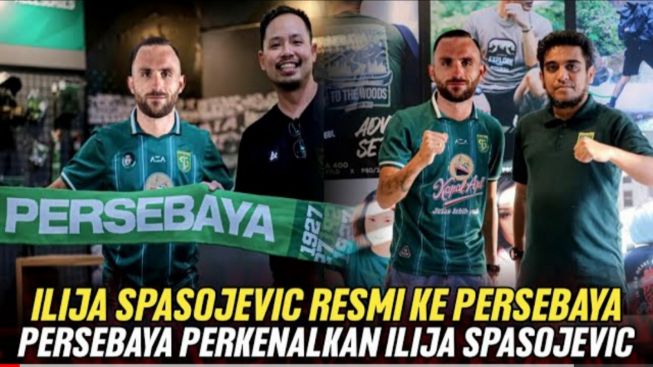 Cek Fakta: Persebaya Surabaya Resmi Perkenalkan Ilija Spasojevic Sebagai Rekrutan Baru Musim Depan?