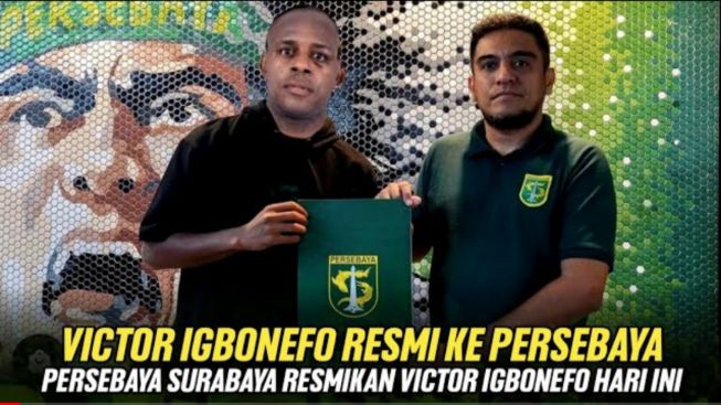 Cek Fakta: Latihan Perdana Hari Ini, Benteng Pertahanan Persib Victor Igbonefo Resmi Bergabung dengan Persebaya Surabaya?