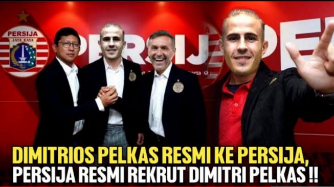 CEK FAKTA: Resmi, Persija Jakarta Datangkan Bintang Timnas Yunani Dimitrios Pelkas