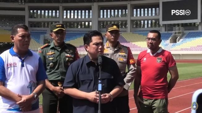 Erick Thohir Umumkan Kualifikasi Piala AFC U-23 Digelar di Stadion Manahan Solo