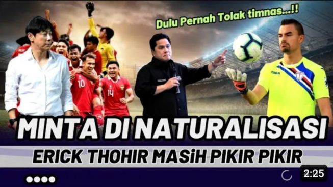 CEK FAKTA: Sempat Tolak Timnas Indonesia, Emil Audero Mulyadi Minta Dinaturalisasi PSSI, Erick Thohir Masih Pikir-pikir