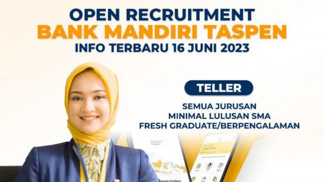 Info Lowongan Kerja Terbaru Bank Mandiri Taspen Juni 2023, Cek Syarat dan Cara Daftarnya