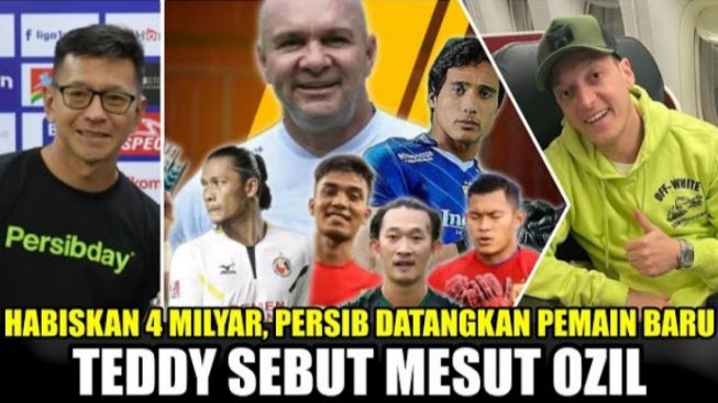 Cek Fakta: Habiskan Rp4 Miliar, Persib Bandung Datangkan Pemain Baru Lagi, Teddy Tjahjono Sebut Eks Real Madrid Mesut Ozil?