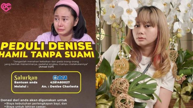 Hamil Tanpa Suami, Denise Chariesta Open Donasi Langsung Dirujak Warganet: Katanya Orang Kaya