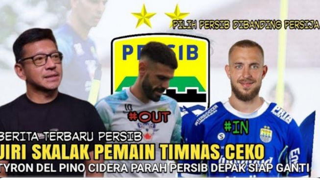 Cek Fakta: Gercep! Cidera Parah Teddy Tjahjono Depak Tyronne del Pino, Persib Tikung Persija Rekrut Jiri Skalak?