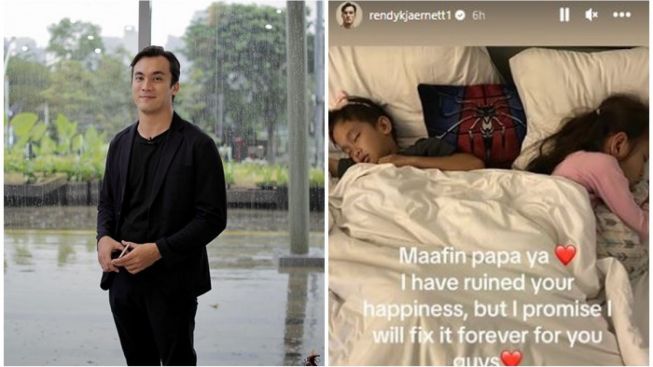 Rendy Kjaernett Minta Maaf dan Berjanji Ini ke Anak Malah Dicibir Warganet: Pas Selingkuh Gak Inget Anak