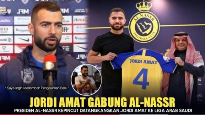 CEK FAKTA: Mendunia! Al-Nassr Kepincut Datangkan Jordi Amat untuk Duet dengan Cristiano Ronaldo