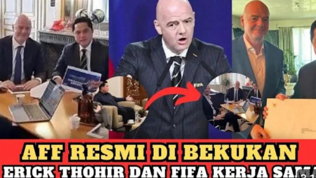 Cek fakta: Kerjasama Erick Thohir dan FIFA, AFF Dibekukan?