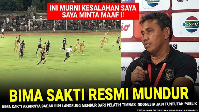 Cek Fakta: Bima Sakti Resmi Mundur Jadi Pelatih Timnas Indonesia Usai Digeprek Barcelona