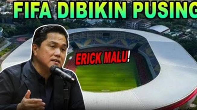 Cek Fakta: Bukan JIS, FIFA Sebut Rumput Stadion Manahan Solo Berubah Warna, Erick Thohir Langsung Malu