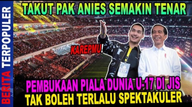 Cek Fakta: Takut Anies Baswedan Semakin Tenar, Menpora RI Sebut Pembukaan Piala Dunia U-17 di JIS Tak Boleh Terlalu Spektakuler