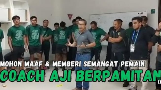 CEK FAKTA: Video Detik-detik Aji Santoso Berpamitan dari Persebaya Surabaya, Minta Maaf pada Bonek dan Bonita