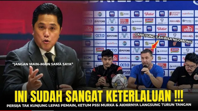 CEK FAKTA: Erick Thohir Murka, Turun Tangan Hadapi Persija yang Tak Mau Melepas Pemain ke Timnas Indonesia