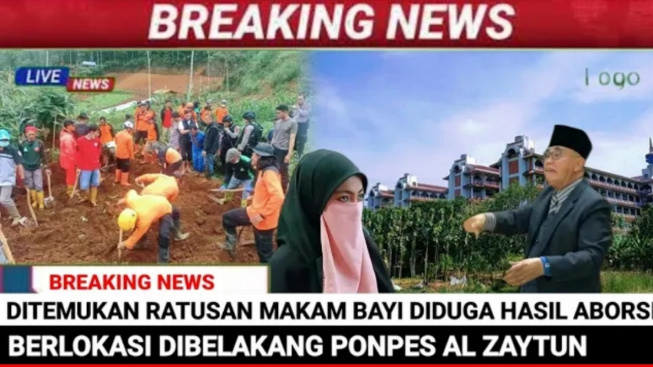 CEK FAKTA: Fakta Baru Terungkap, Ditemukan Ratusan Makam Bayi di Belakang Pondok Pesantren Al Zaytun