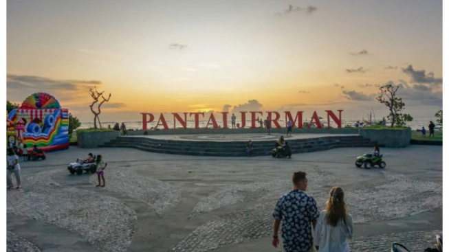Hanya 10 Menit dari Bandara Ngurah Rai Bali, Pantai Jerman Menawarkan Suasana Healing Terbaik
